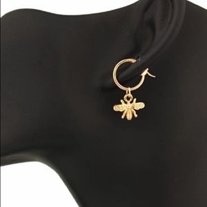 18k Gold Plated Bee Earrings